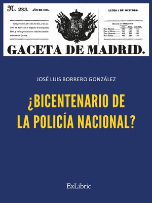 cover image of ¿Bicentenario de la Policía Nacional?